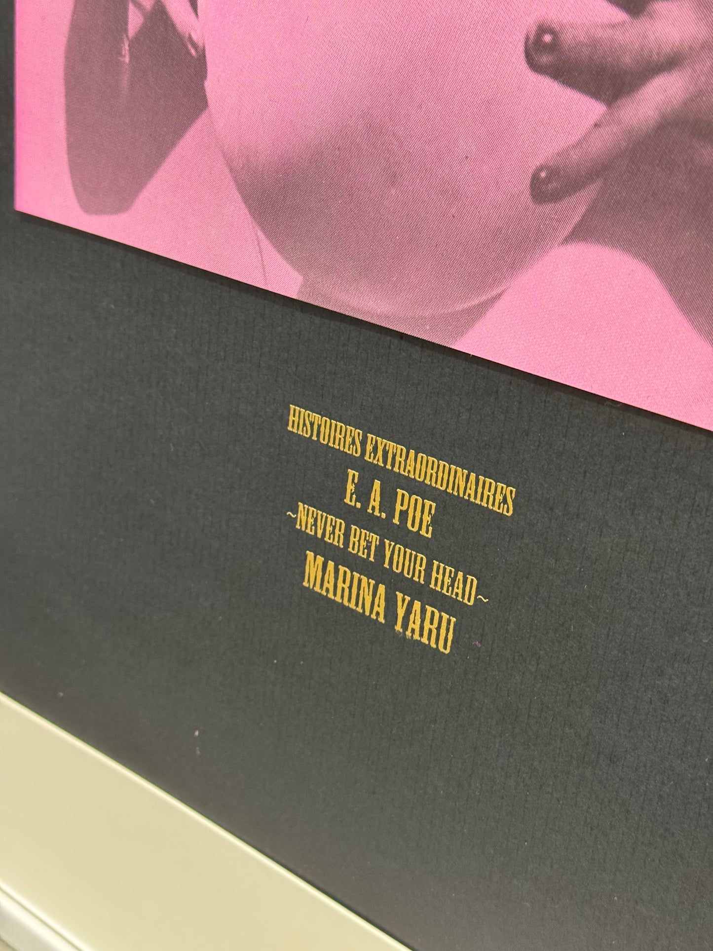 MARINA YARU Pink B2 Poster