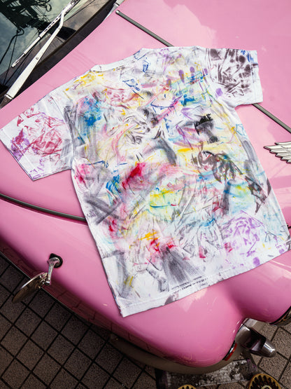 Beethoven damage art T-shirt